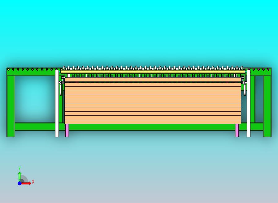 轮内胎自动收胎机设备3D