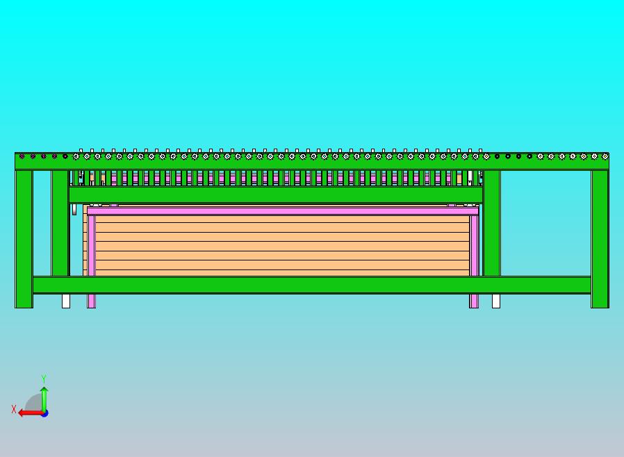 轮内胎自动收胎机设备3D