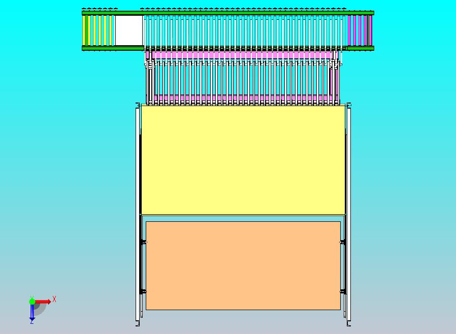 轮内胎自动收胎机设备3D