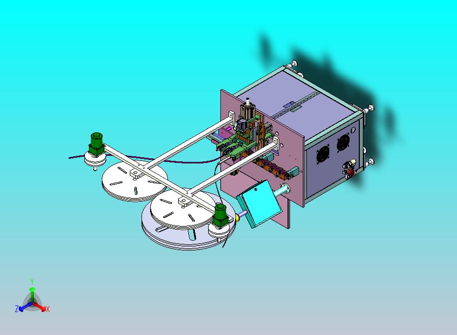 连接器连接口装配机设备3D图模型