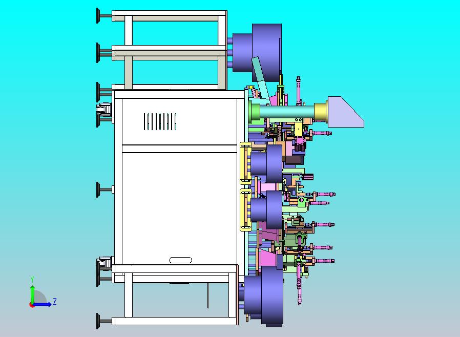 开关组装机设备3D图