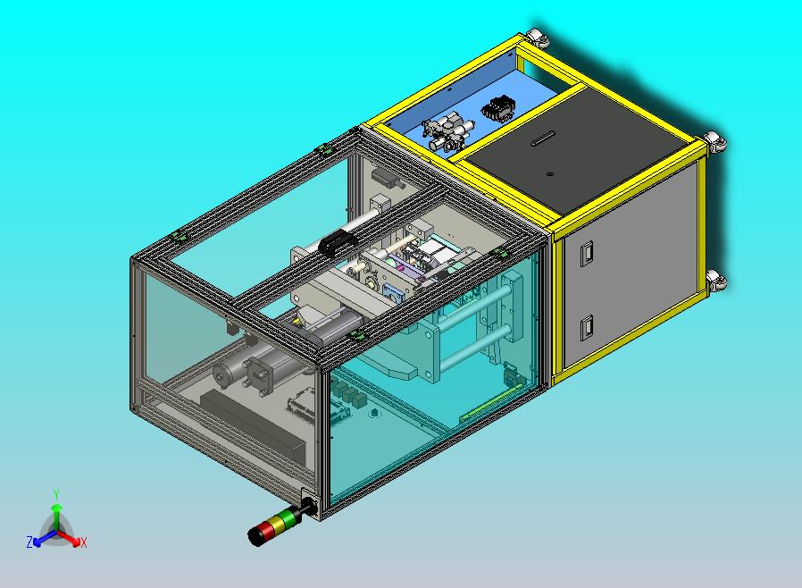 冷却器扩管设备3D图纸模型