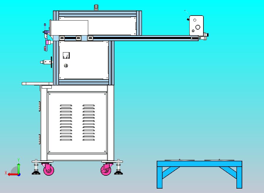 六轴自动绕线设备3D模型