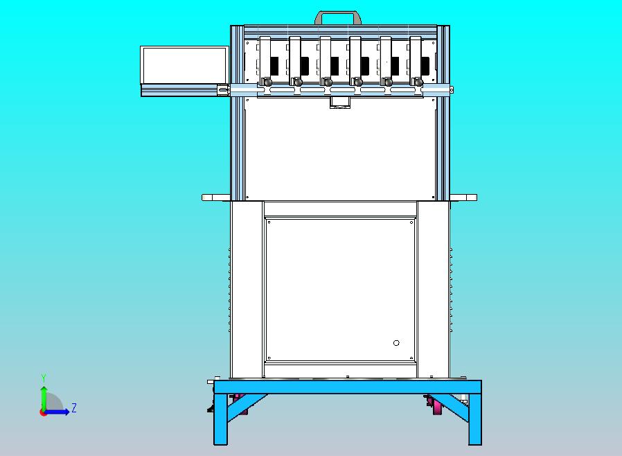 六轴自动绕线设备3D模型