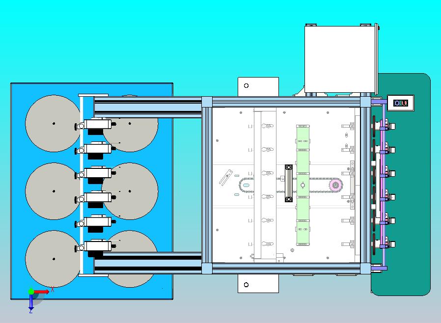 六轴自动绕线设备3D模型