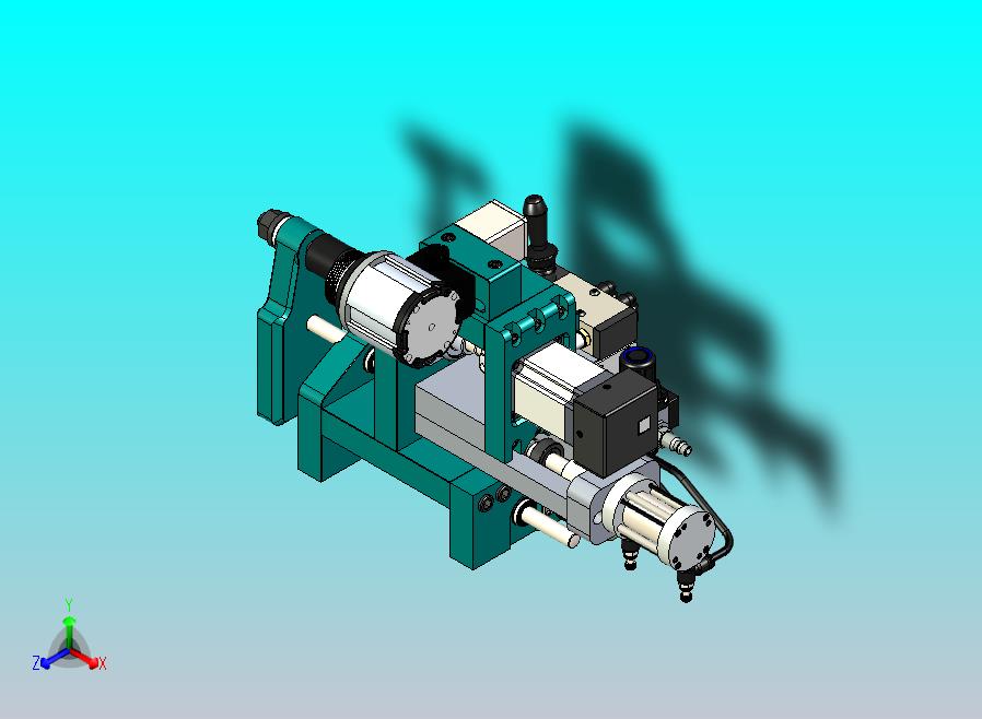 绕线机3D图纸模型