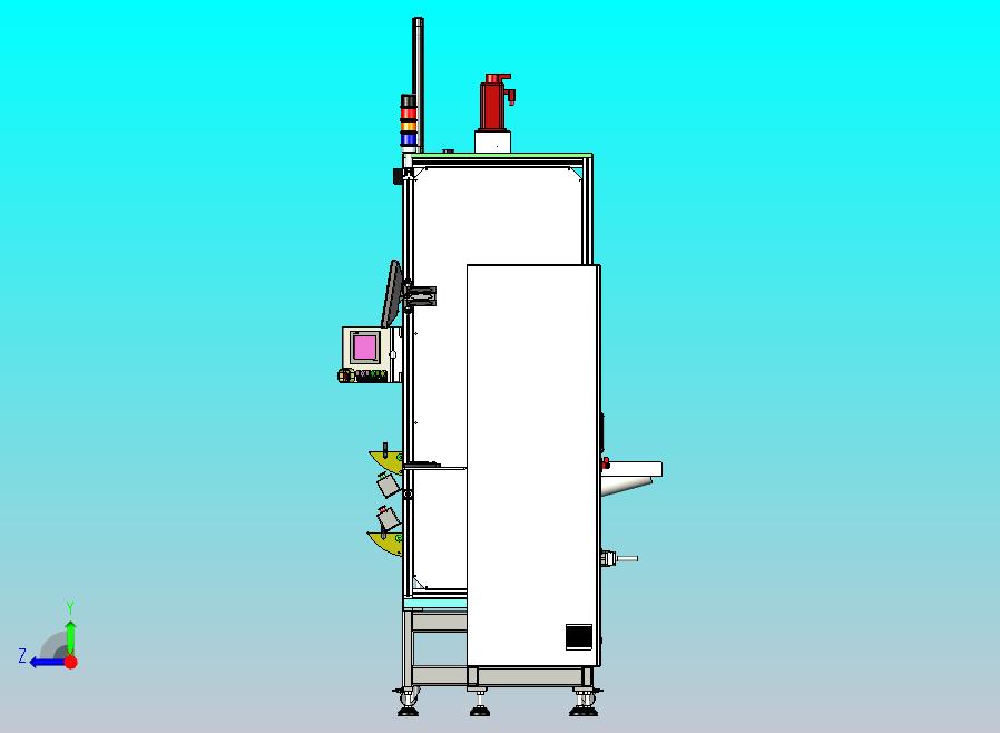 减震器组装设备3D图纸模型