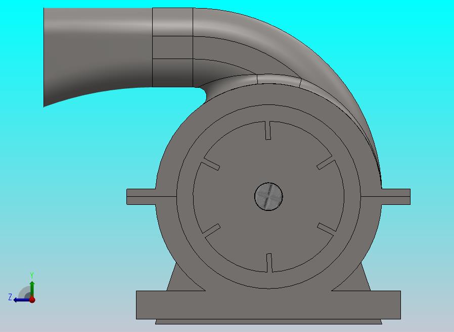 电机鼓风机总成