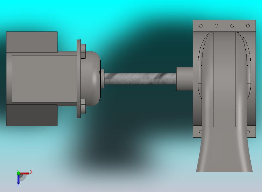 电机鼓风机总成