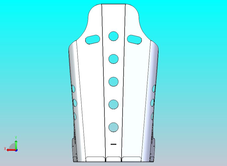 金属板赛车座椅