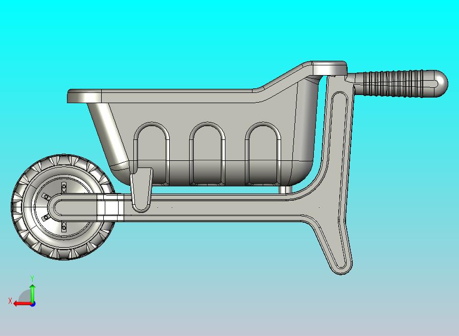 塑料独轮车玩具