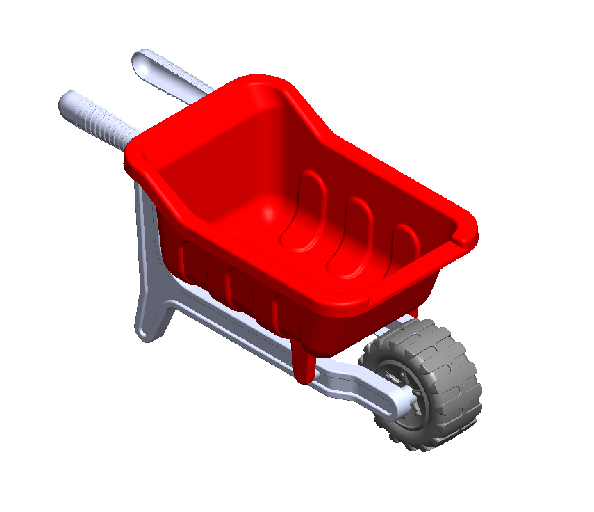 塑料独轮车玩具