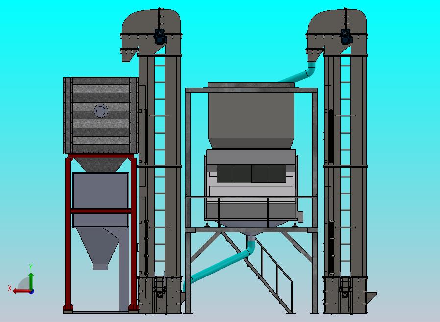 四滑道颜色分选生产线