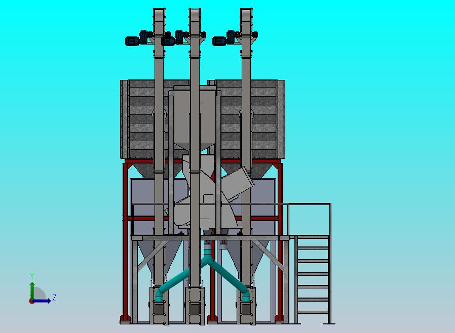 四滑道颜色分选生产线