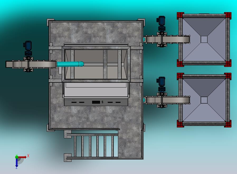 四滑道颜色分选生产线
