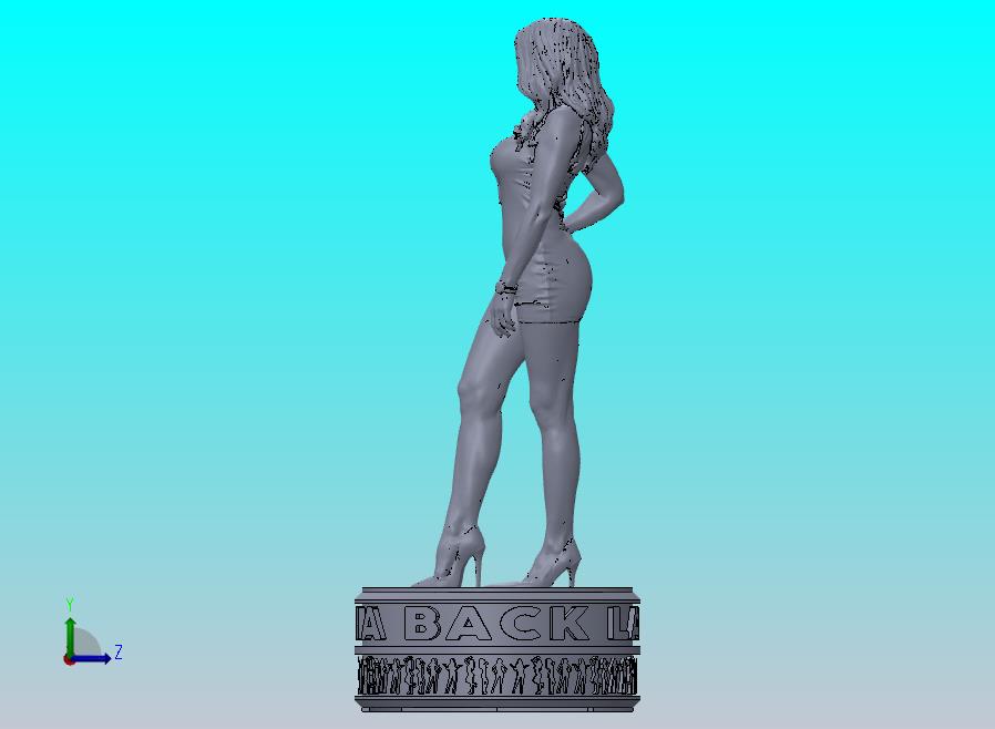 香蕉背女