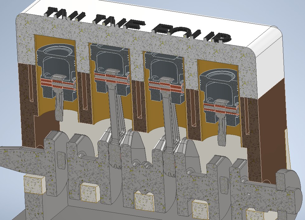 直列四缸发动机总成