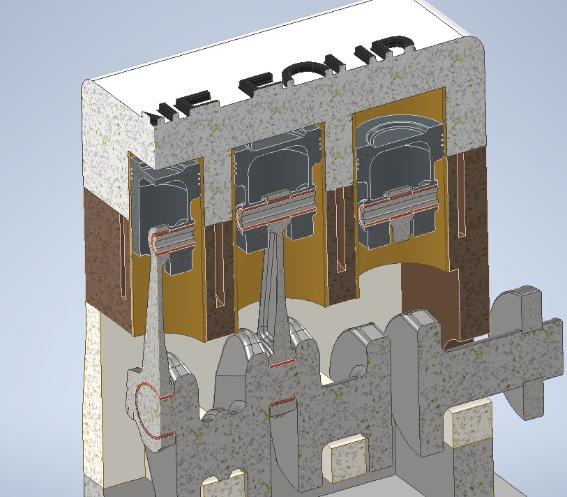 直列四缸发动机总成