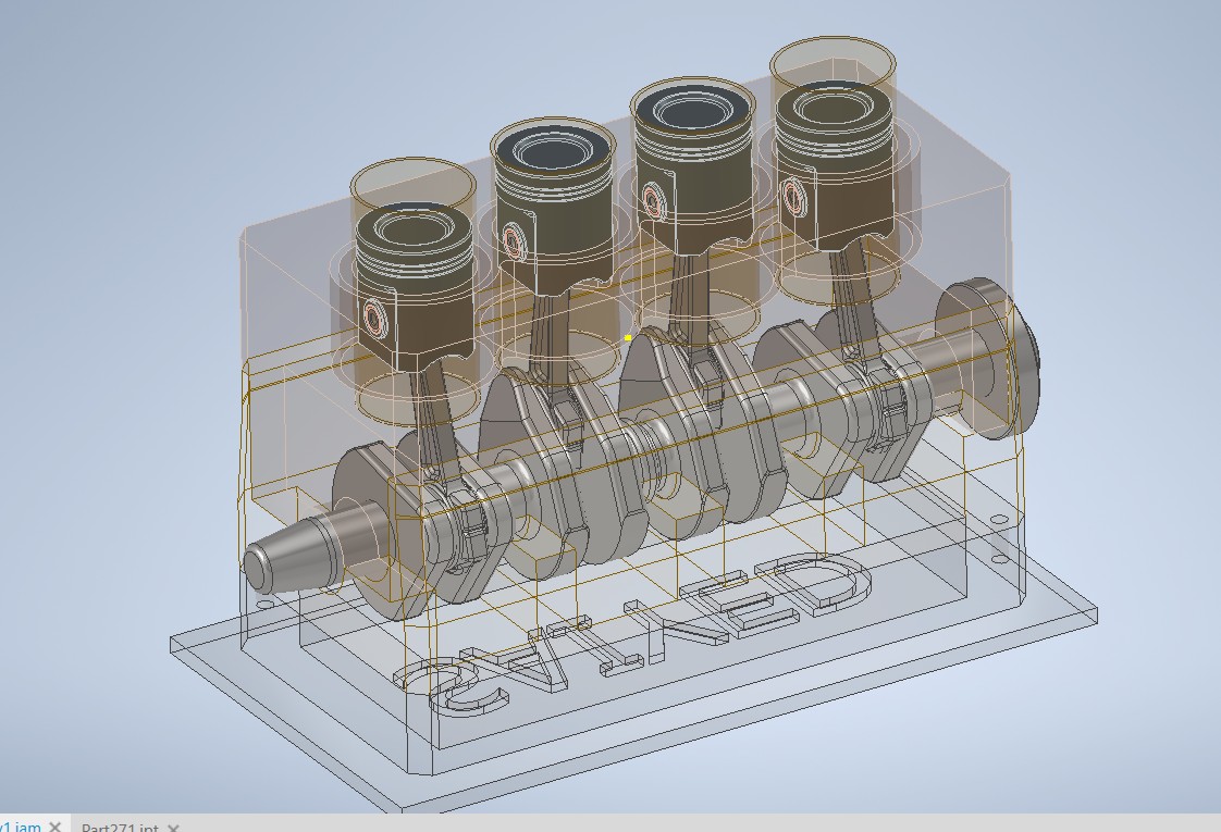 直列四缸发动机总成