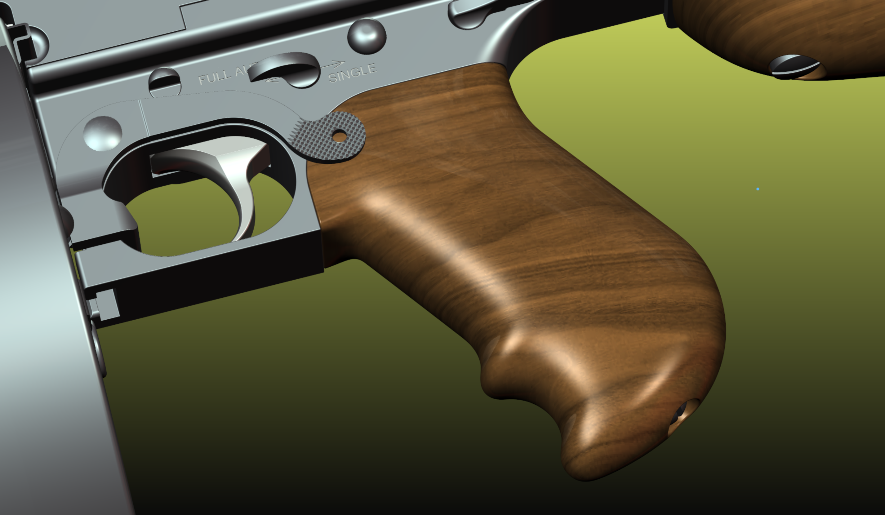 M1928 汤普森木制枪把