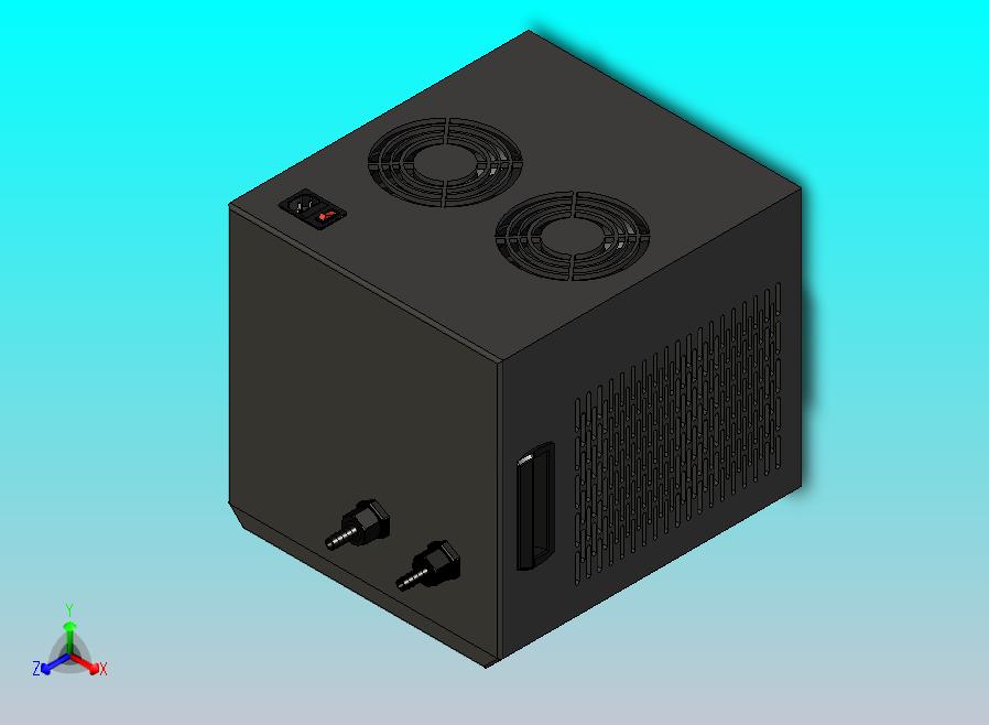 79加仑水族箱冷水机 水冷器 水培1马力鱼缸冷却器