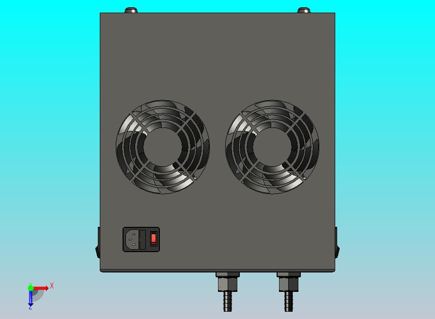 79加仑水族箱冷水机 水冷器 水培1马力鱼缸冷却器