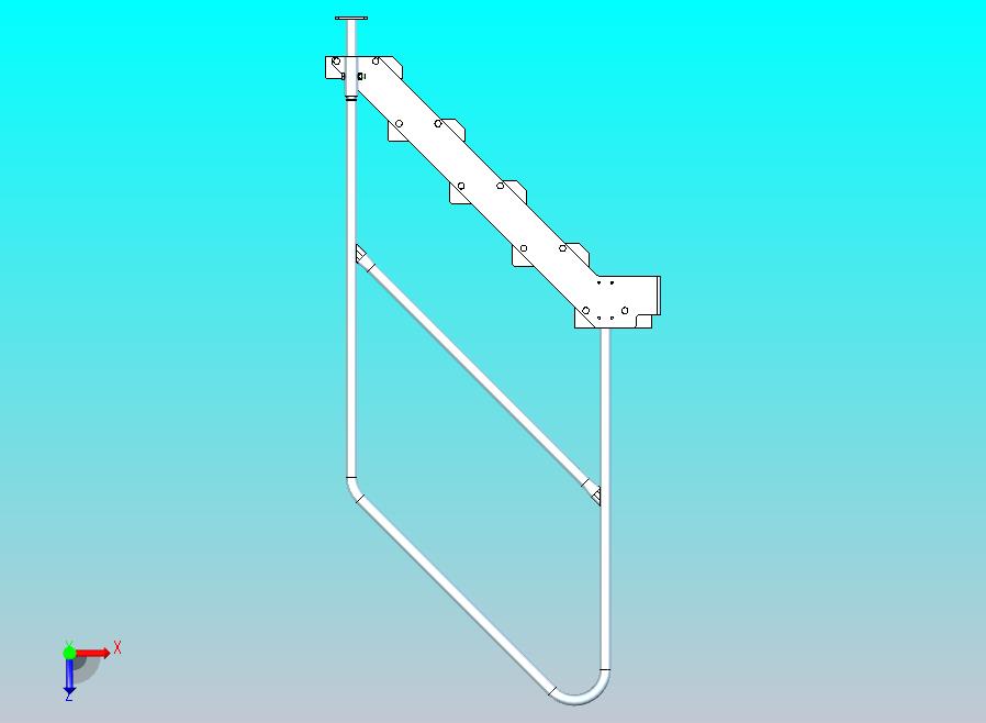 通往乳品间的楼梯