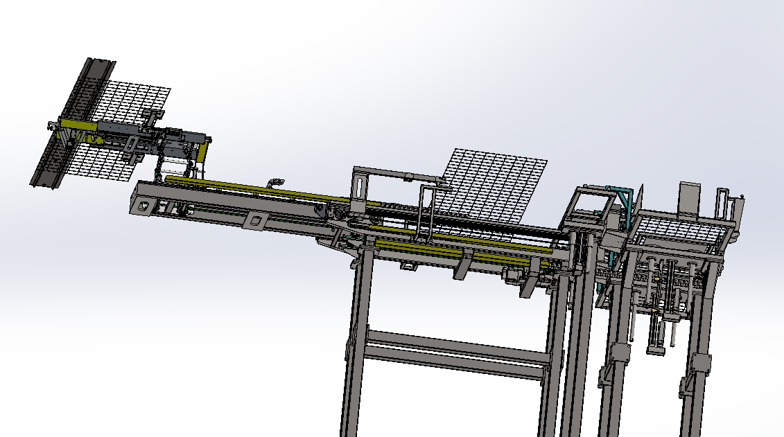 顶网上料，横移，翻转机构