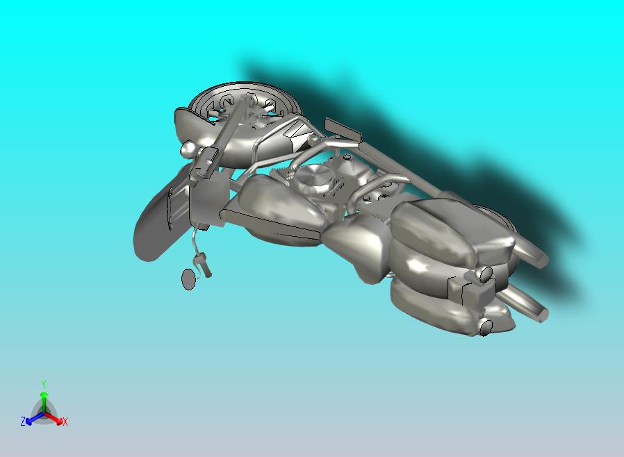 自行车-哈雷摩托，sat文件，revit家庭文件