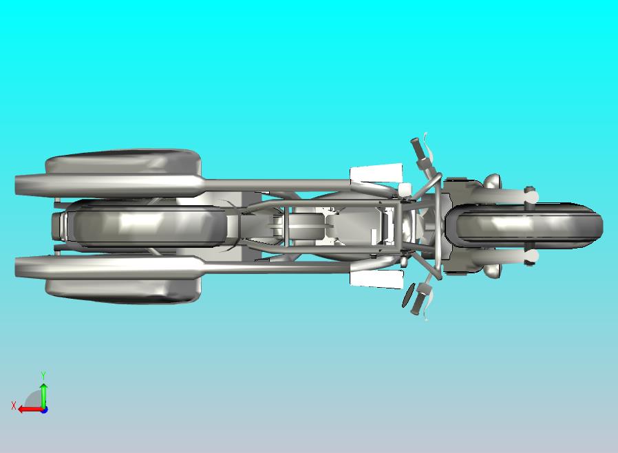 自行车-哈雷摩托，sat文件，revit家庭文件