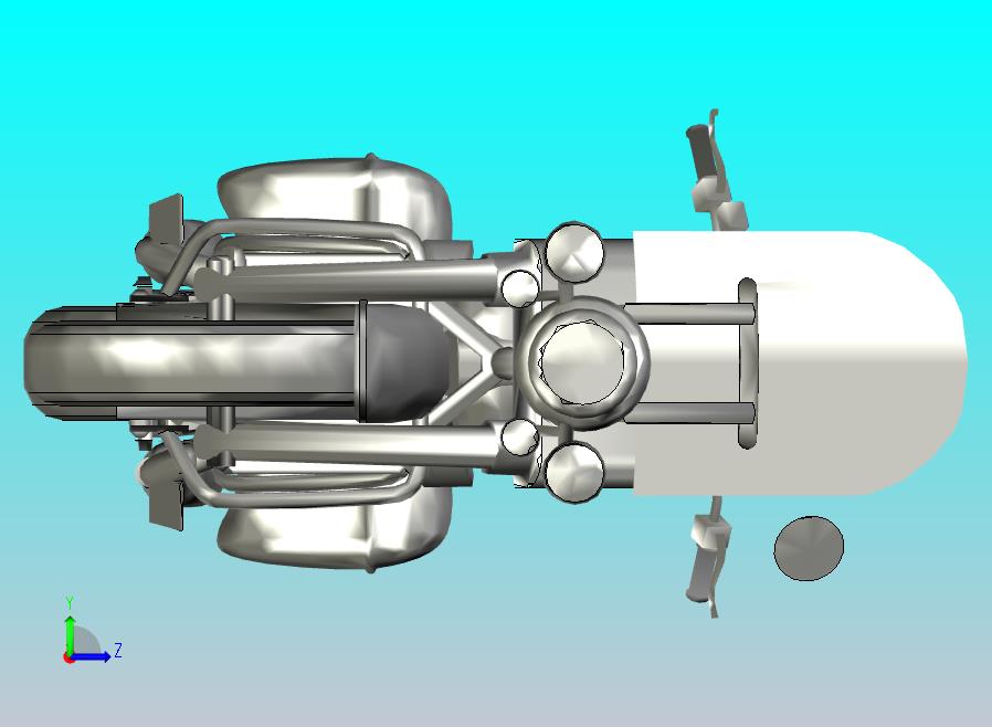 自行车-哈雷摩托，sat文件，revit家庭文件