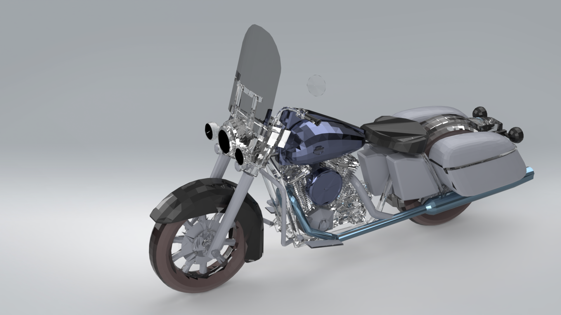 自行车-哈雷摩托，sat文件，revit家庭文件