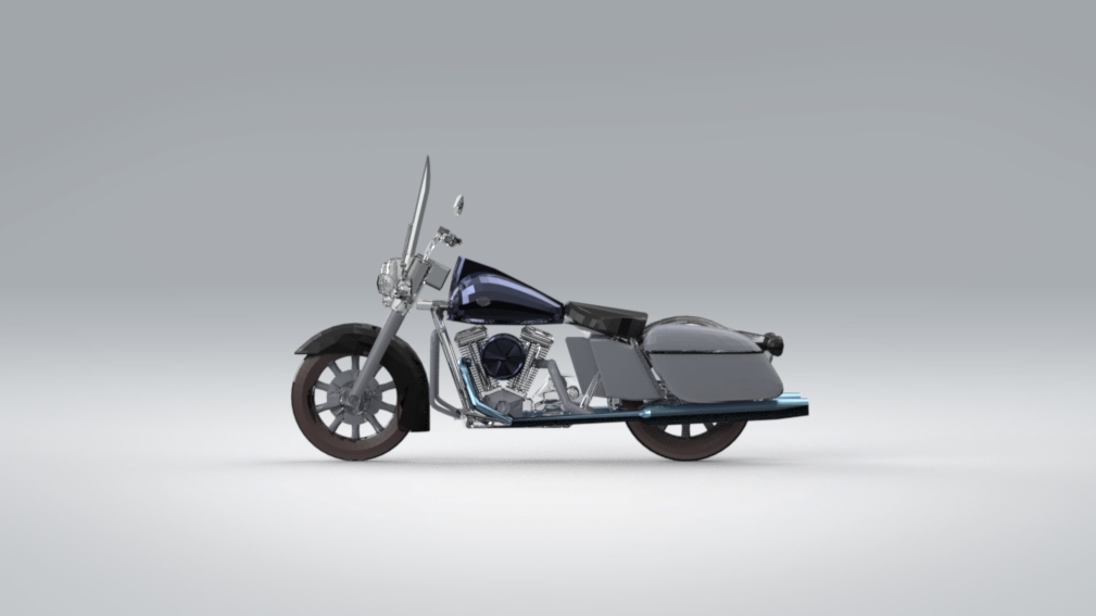 自行车-哈雷摩托，sat文件，revit家庭文件