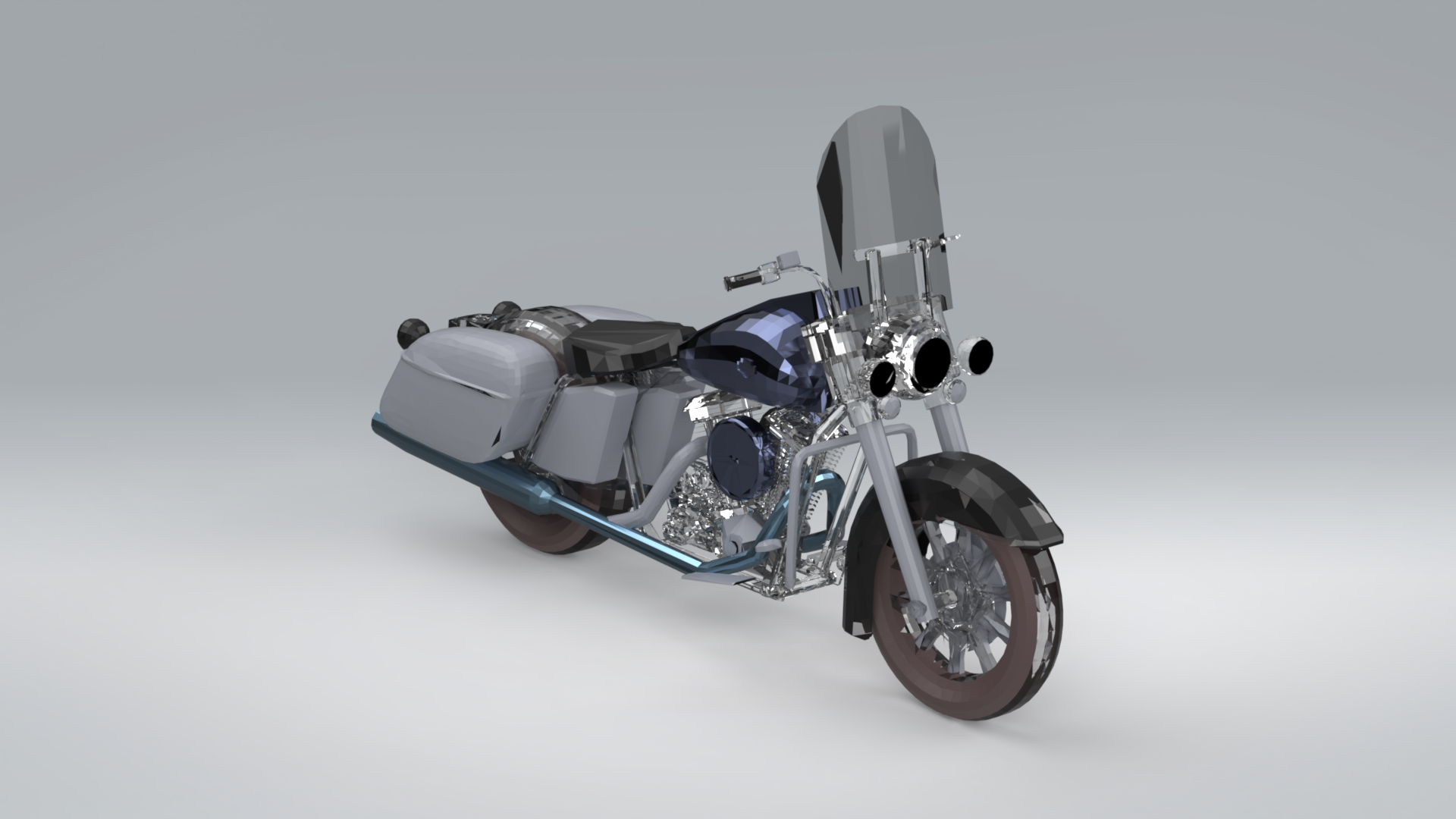 自行车-哈雷摩托，sat文件，revit家庭文件