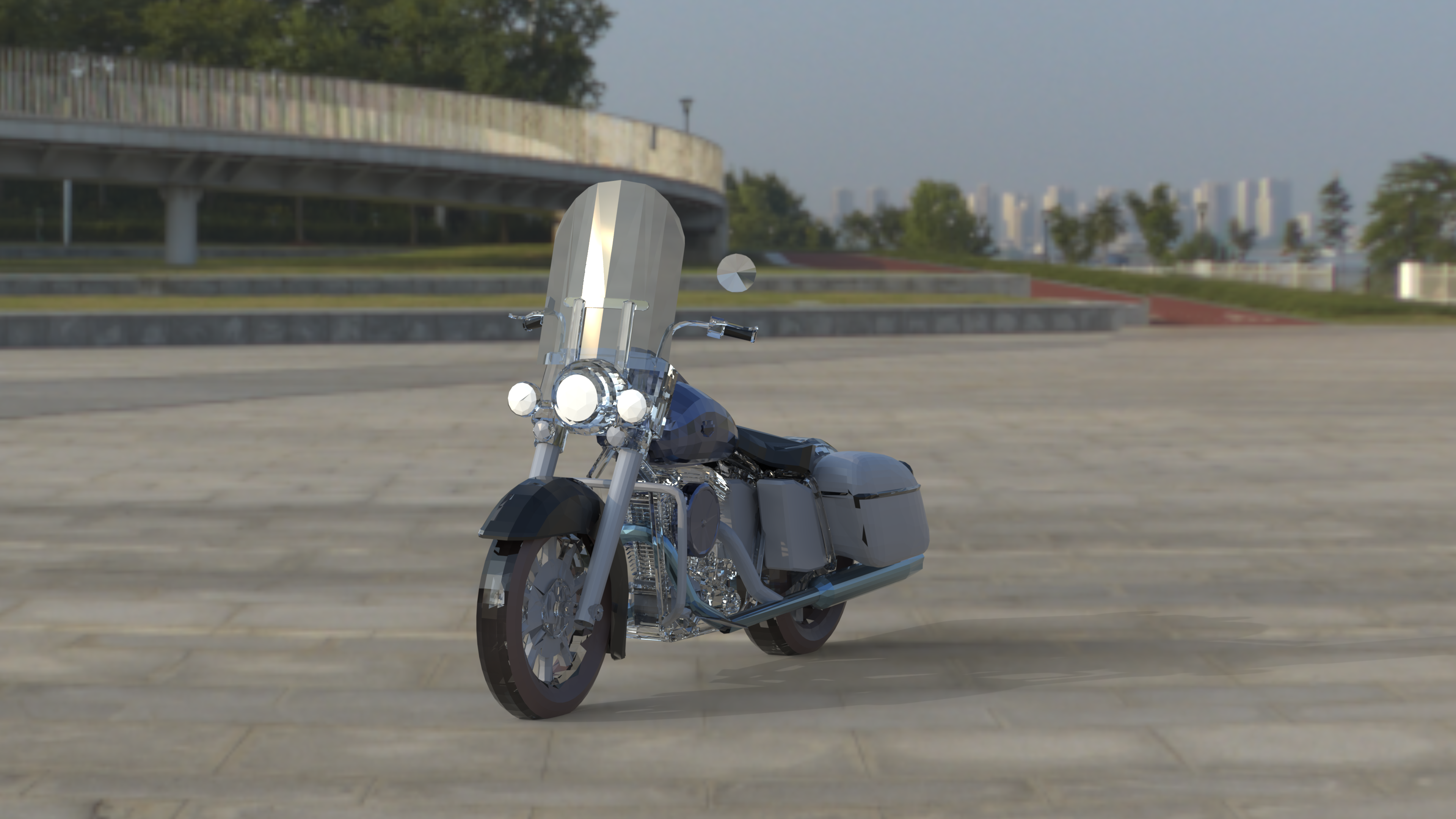 自行车-哈雷摩托，sat文件，revit家庭文件