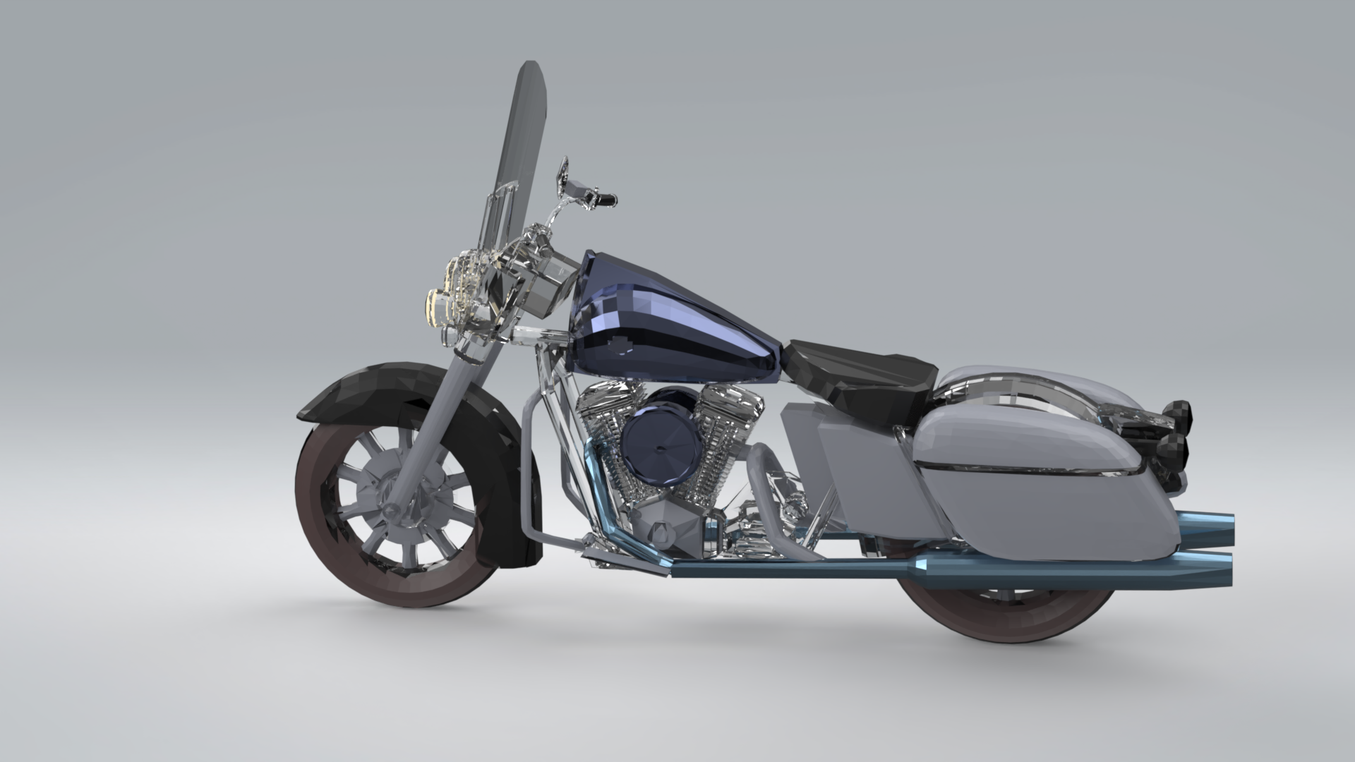 自行车-哈雷摩托，sat文件，revit家庭文件