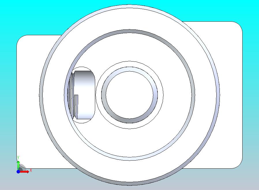 液压流向支撑块