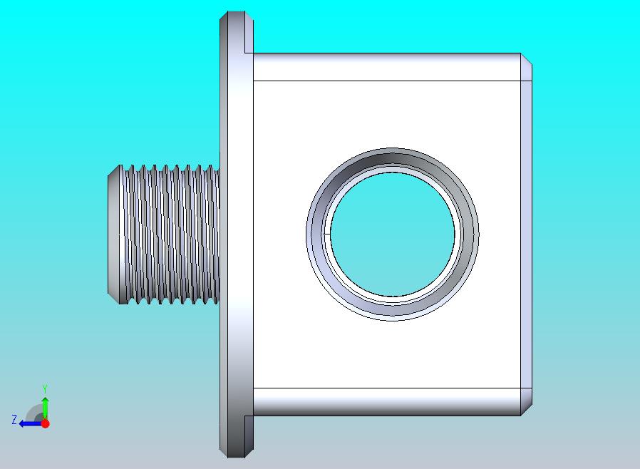 液压流向支撑块