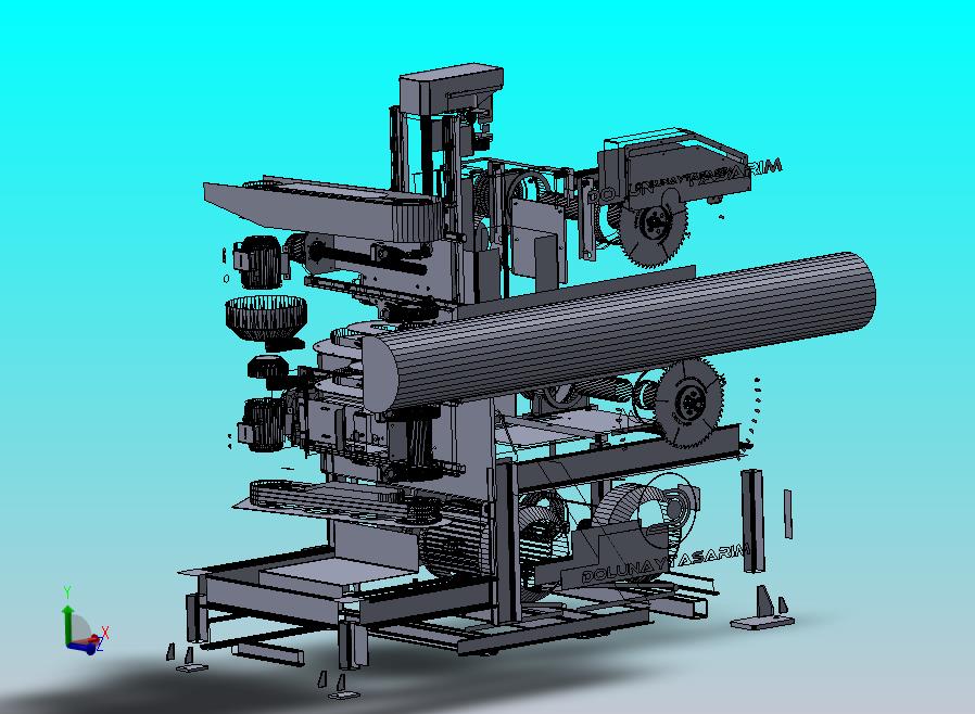 双头多原木圆锯机