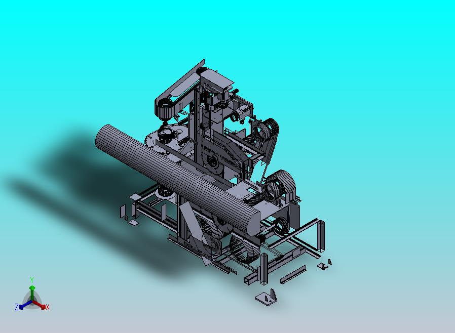 双头多原木圆锯机