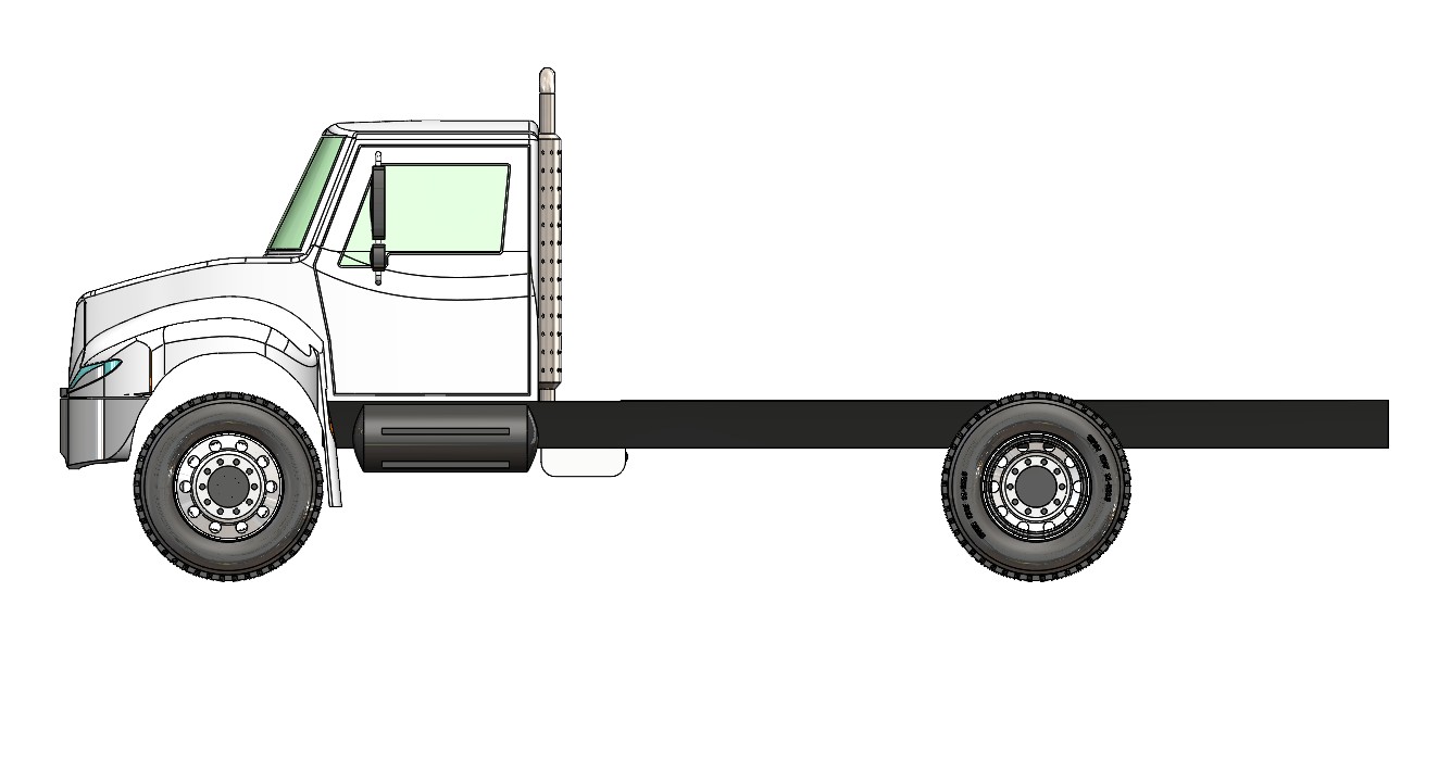 International MV™ 系列底盘驾驶室（3D 模型_CAD）