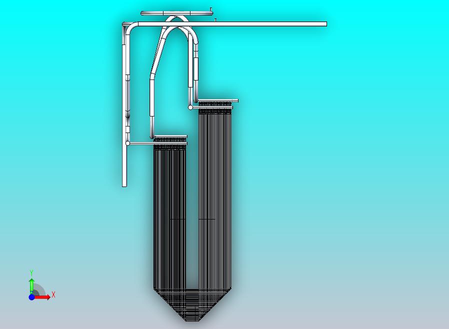 帘式蒸汽过热器（肖特）总成