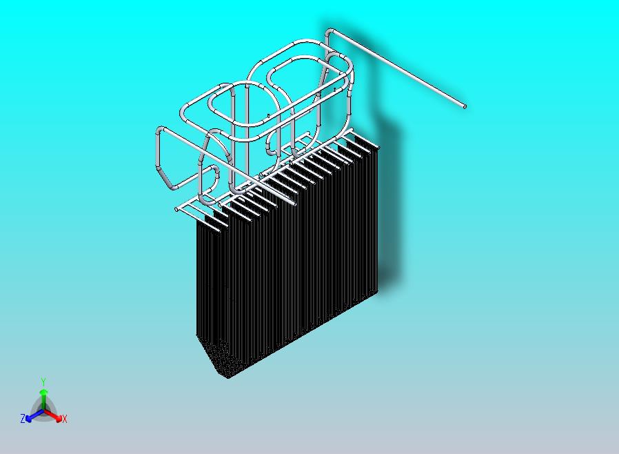 帘式蒸汽过热器（肖特）总成