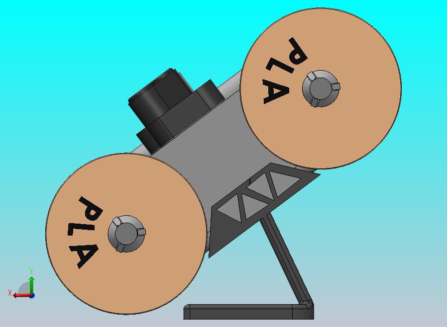 Bambu Lab A1 组合 AMS 模块 + 灯丝