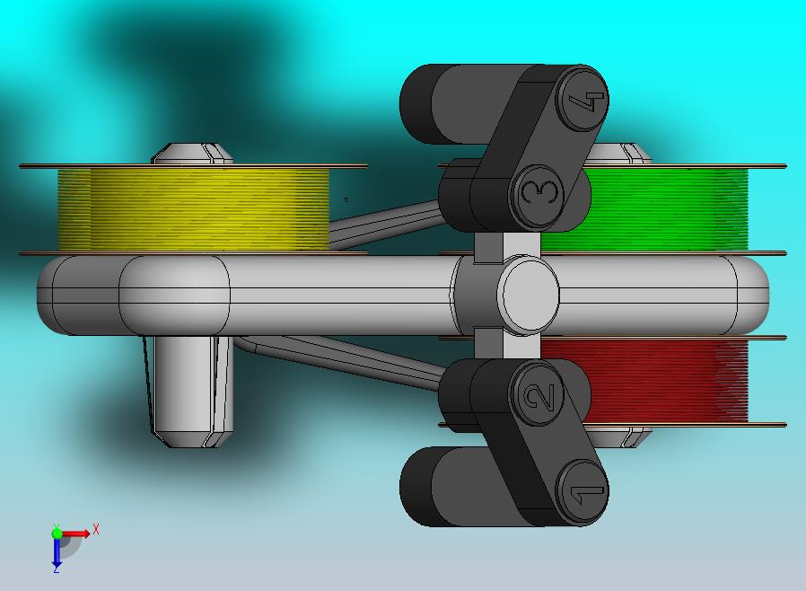 Bambu Lab A1 组合 AMS 模块 + 灯丝