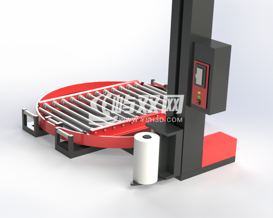 弹性塑料拉伸膜自动缠绕机