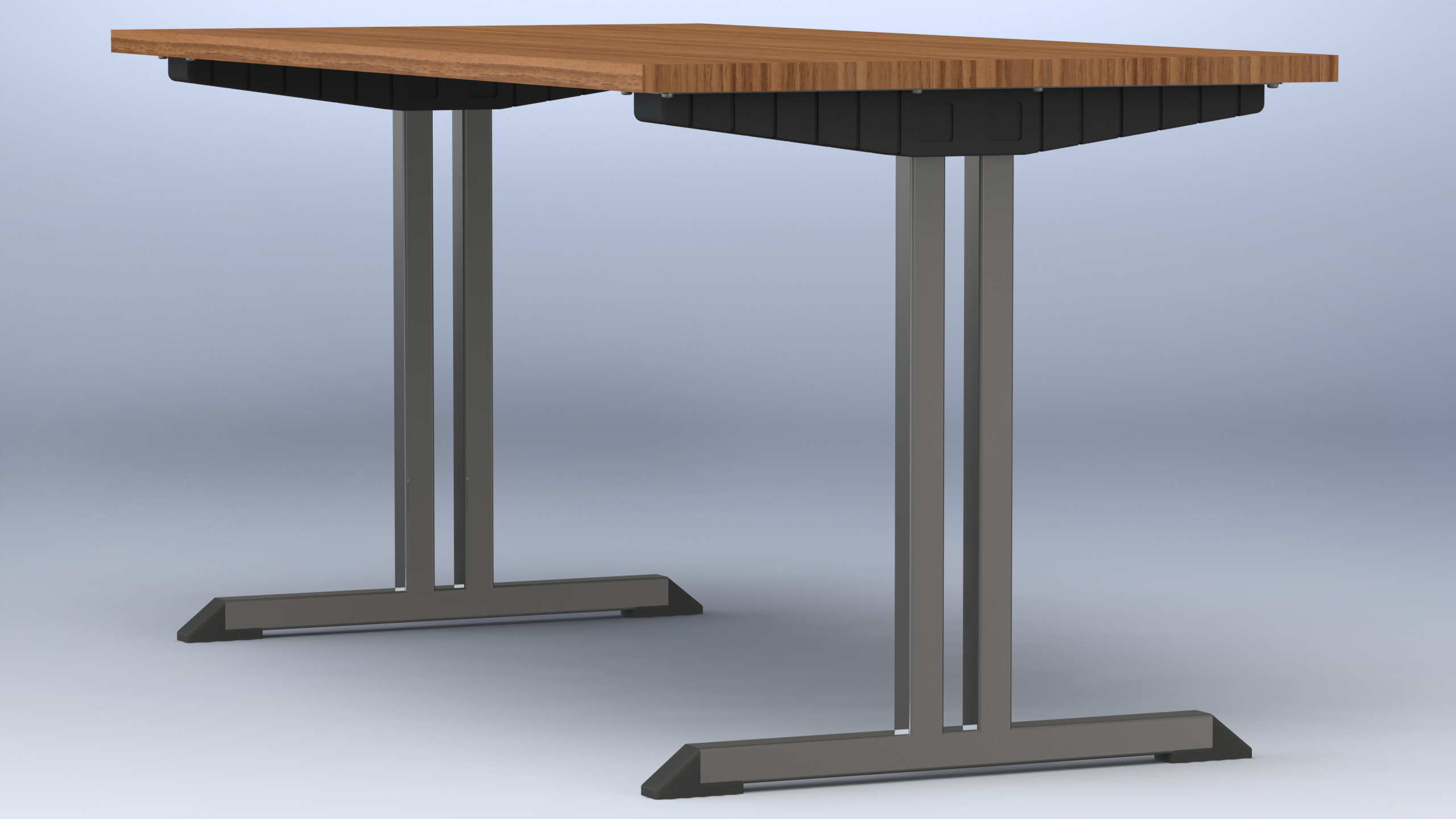 钢板托盘支架桌子