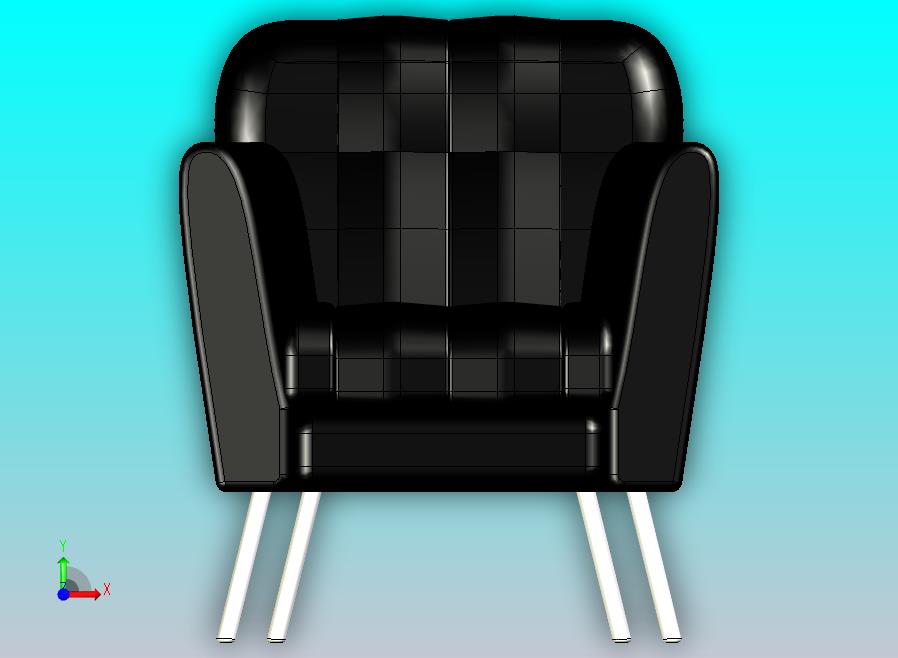 单人扶手椅（装饰椅）