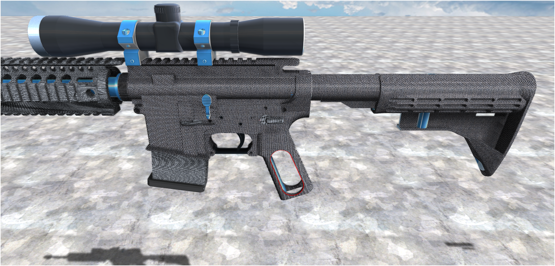 ar-15-coming螺栓锁