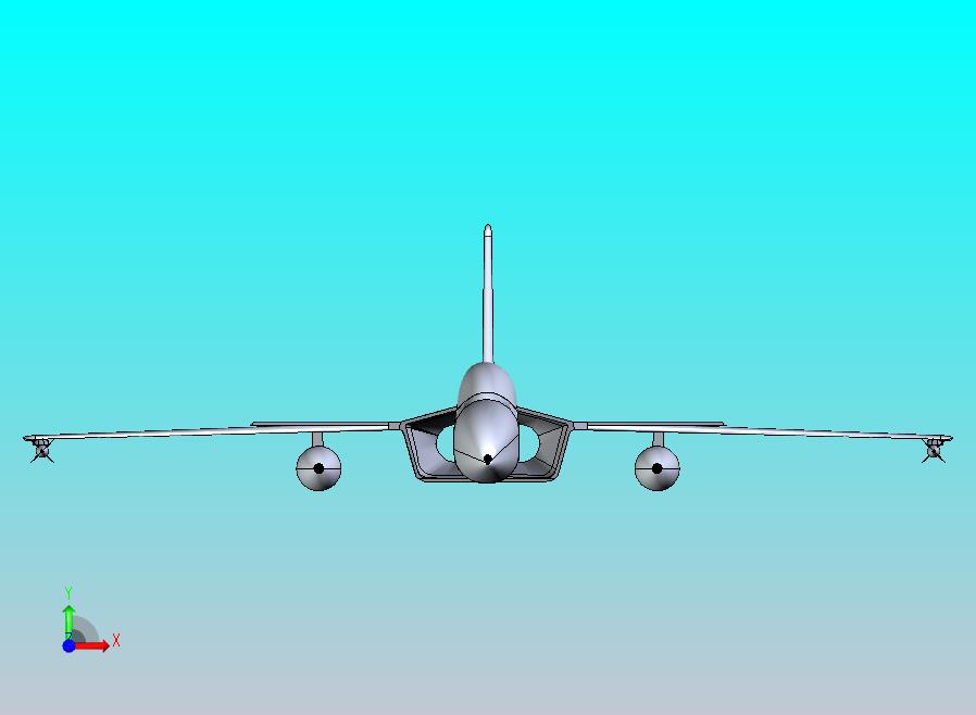 SS-211 Wcraft战斗机简易模型3D图纸